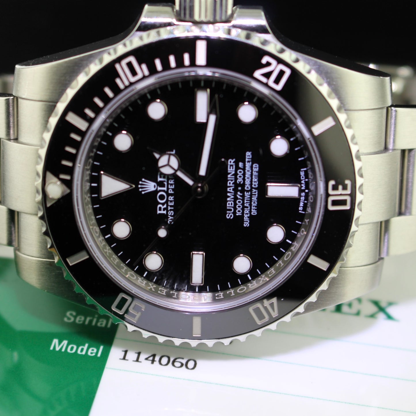 Rolex Submariner ref.114060 acciaio