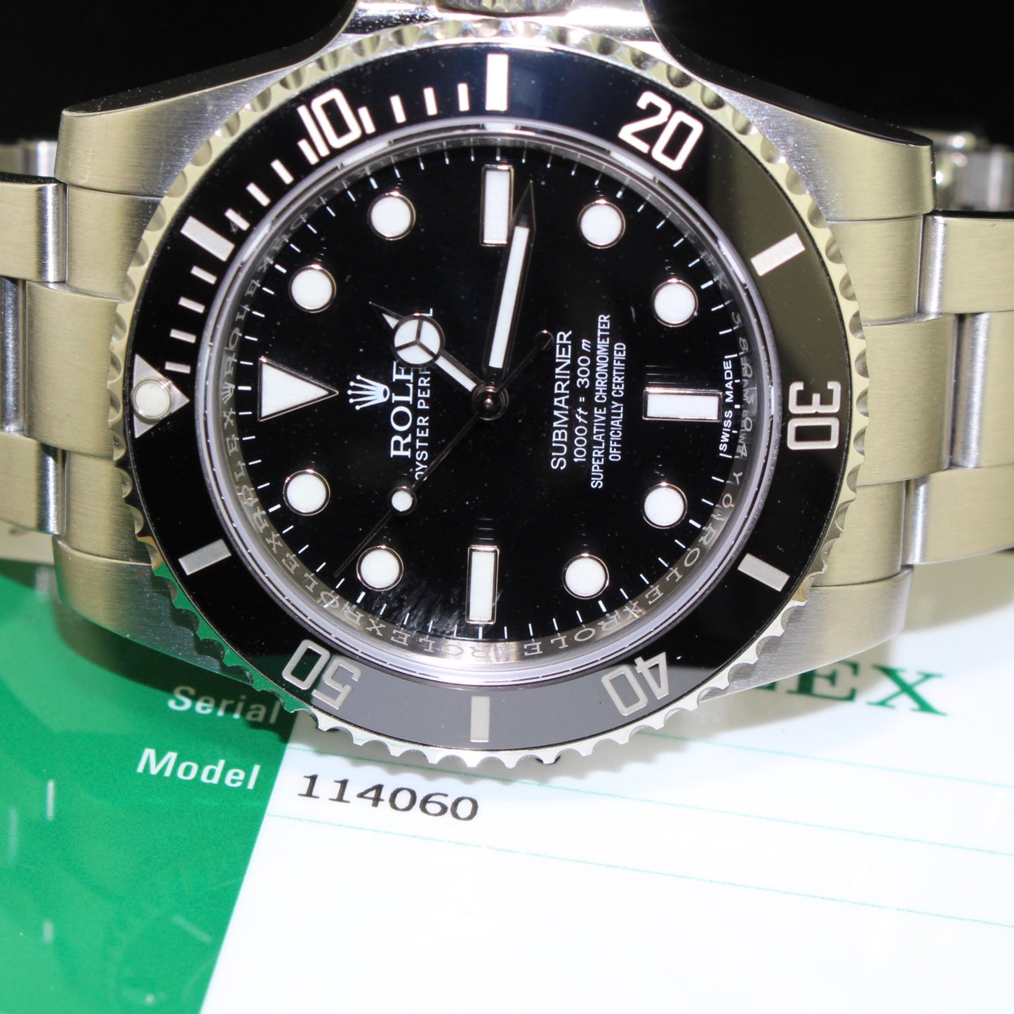 Rolex Submariner ref.114060 acciaio