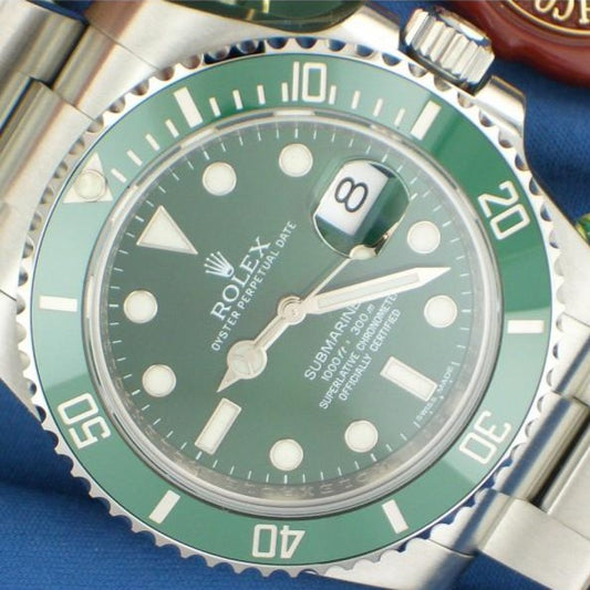 Rolex Submariner ghiera verde ref.116610LV ceramica