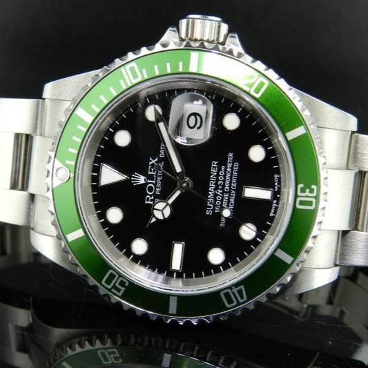 Rolex Submariner ghiera verde ref.16610LV Fat Four