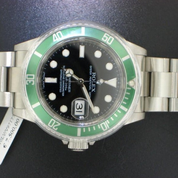 Rolex Submariner ghiera verde ref. 16610LV nos