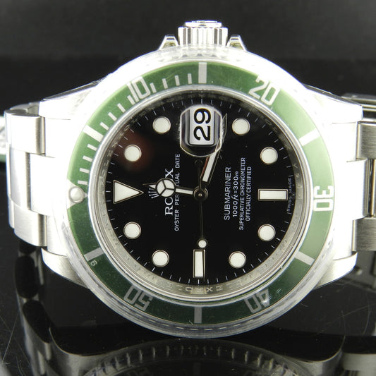 Rolex Submariner ghiera verde ref. 16610LV nos