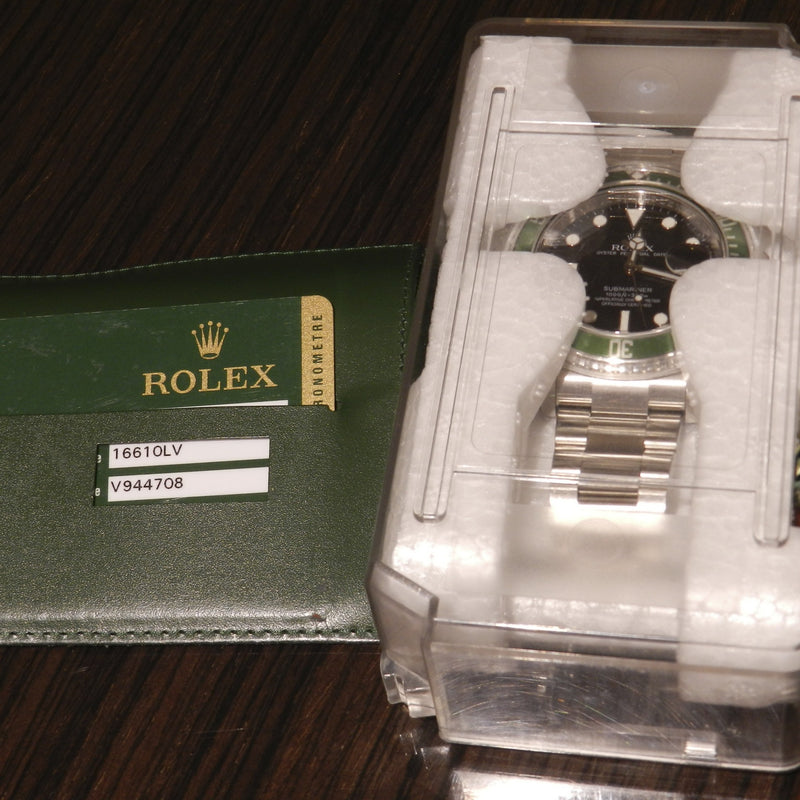 Rolex Submariner ghiera verde ref. 16610LV nos