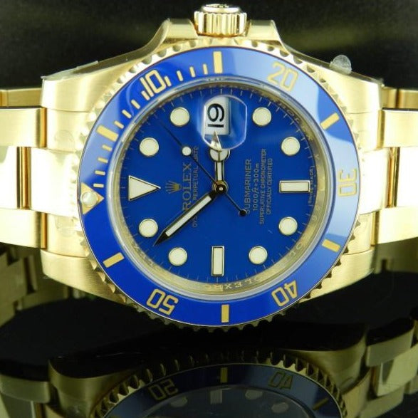 Rolex Submariner ref. 116618LB oro giallo