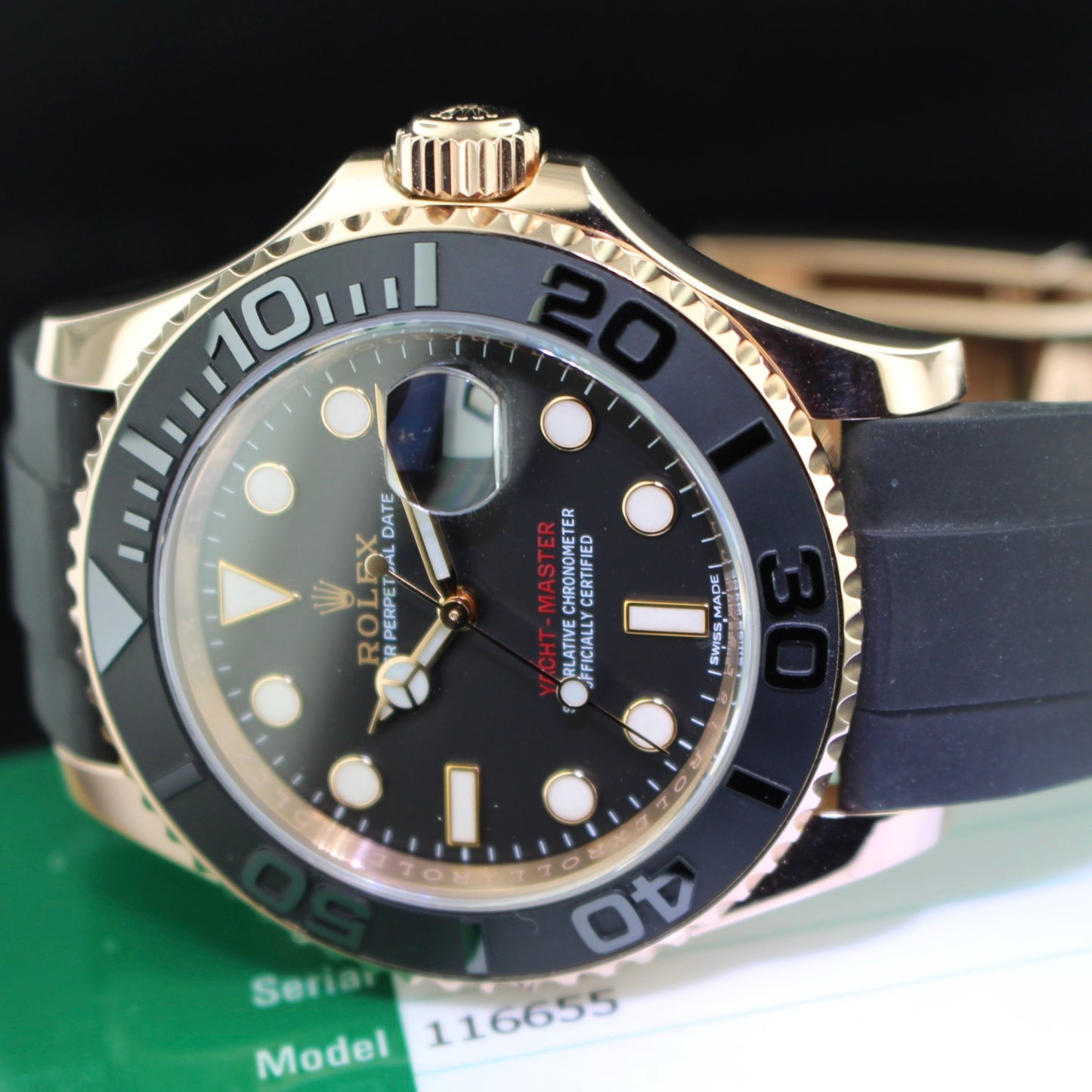 Rolex Yachtmaster ref.116655 oro rosa