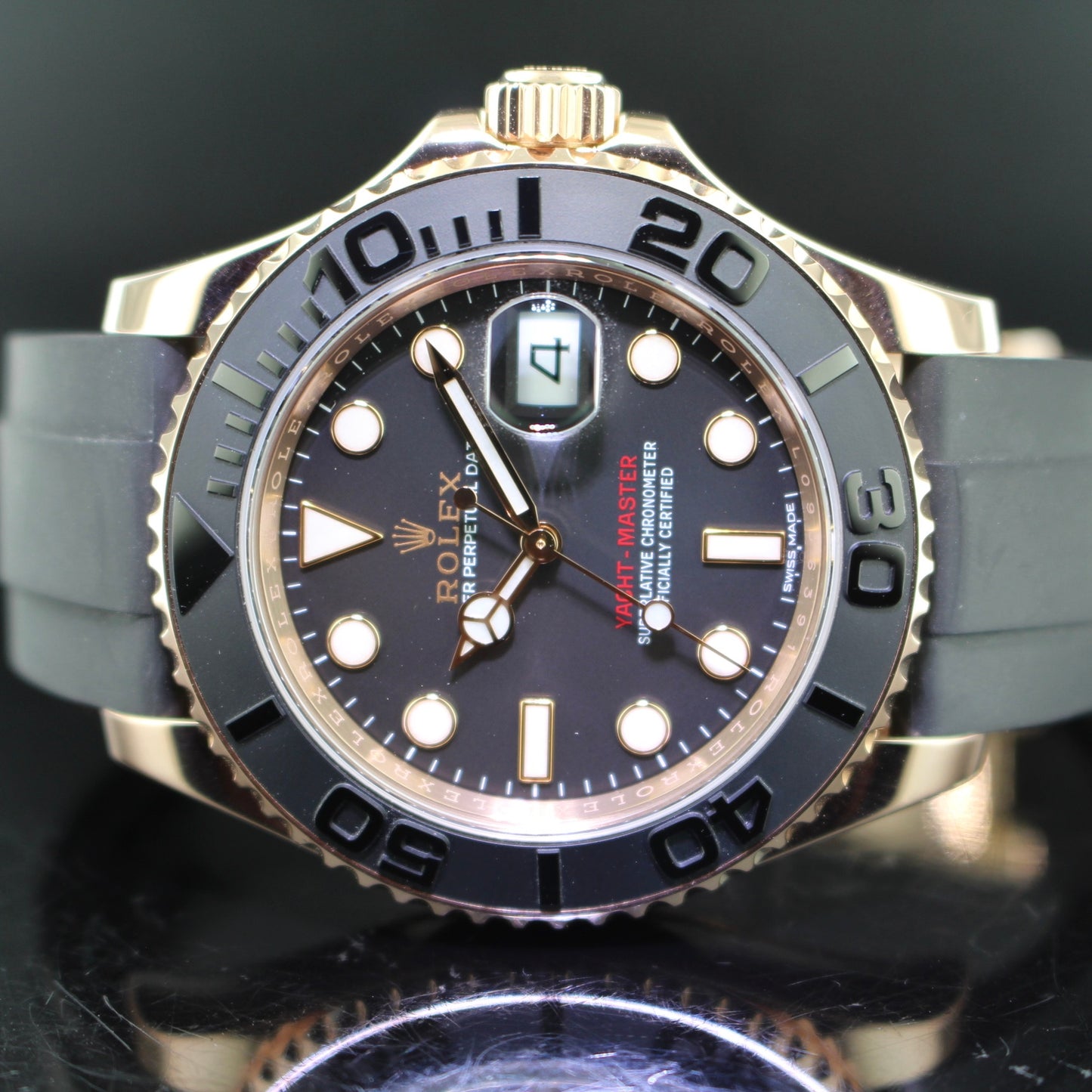 Rolex Yachtmaster ref.116655 oro rosa