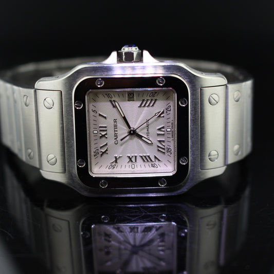 Cartier Santos Galbee acciaioi