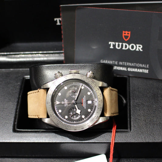 Tudor Heritage Black Bay Black Chrono ref.M79350